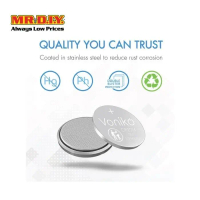 VONIKO Button Lithium Cell Battery CR2032 3V Car Remote Watch Calculator Battery (5pcs)