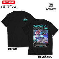 ZonaBusana KAOS DEWASA HERO Mobile Legends Wanwan E-Girl Marksman/Baju Mobile Legend/Baju Dewasa Cow