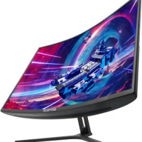 Sceptre 32-inch Curved Gaming Monitor Overdrive up to 240Hz DisplayPort 165Hz 144Hz HDMI AMD FreeSync Build-in Speakers, Machine