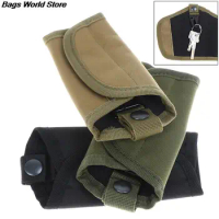 Outdoor Military Molle Pouch Belt Tactical EDC Key Wallet Small Pocket Keychain Holder Case Waist key Pack Bag