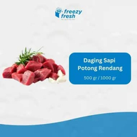 Daging rendang premium potong 500gram