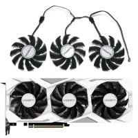 PLA09215S12HH T129215BU 82MM 4PIN Graphics card cooling fan,For Gigabyte RTX 2070SUPER、2080、2080SUPER GAMING OC WHITE 8G