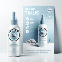 Rat Repellent Spray | Cairan Anti Tikus Pengusir & Pembasmi Tikus | Kemasan 250 ML | Anti Rat Repell