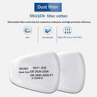 Replace Anti Dust proof 5N11 Cotton Filter 501cover Supplies For 3M 6001/6200/7502/6800 Chemical Spray Paint Respirator Gas Mask