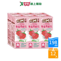 克寧草莓優酪乳198ML*6【兩入組】【愛買】