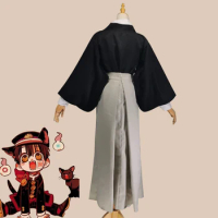 Toilet Bound Hanako Kun Cosplay Yugi Amane Cosplay Costume Samurai Kimono Hakama Pants Full Set Halloween Costumes