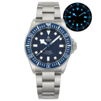 2023 Top Brand IX&amp;DAO 39mm Men's Titanium Diver Watch Vintage PT5000 Automatic Mechanical Wristwatch Sapphire Waterproof BGW-9