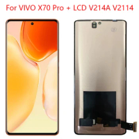 6.78'' OLED For vivo X70 Pro Plus V2145A LCD Display Touch Screen Digitizer Assembly Replacement For X70Pro+ V2114 LCD