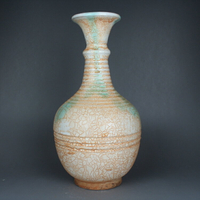 唐 邢窯 白釉 花瓶 手工古玩古董陶瓷器仿古出土擺件收藏 羽墨軒