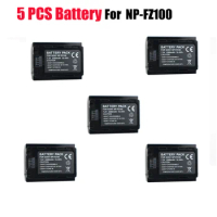 5x 2600mAh NP-FZ100 NP FZ100 NPFZ100 camera battery Rechargeable for Sony Alpha 9 A9 9R A9R 9S A9S A7RIII A7R3 7RM3 A7m3 BC-QZ1