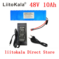LiitoKala e-bike battery 48v 10ah li ion battery pack bike conversion kit bafang 1000w and charger