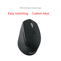 Logitech M720 Wireless Bluetooth Mouse Dual Mode Multi Device Office Efficient And Comfortable Handfelt Laptop Peripherals
