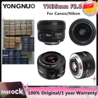 YONGNUO YN35mm F2.0 Wide-Angle Large Aperture Auto Focus Lens for Nikon D7100 D3200 D3300 D3100 D5100 D90 For Canon DSLR Camera