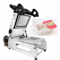 Manual Plastic Lunch Box Sealing Machine Trays Packing Sealer For Food Takeout Packaging Lock Fresh