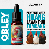OBLAY Obat Mata Ayam Aduan & Petarung – Atasi Katarak, Mata Berair, Bengkak, Snot & Luka Mata Pasca