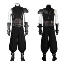 Game Final Fantasy VII 7 Rebirth Cosplay Cloud Strife Cosplay Costumes Adult Men Combat Uniform Halloween Carnival Party Clothes