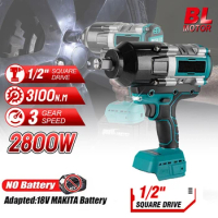 Seesii Wh800 1300n.m Brushless Electric Impact Wrench 1/2 Square