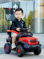 兒童電動越野車吉普四輪沙灘車男女寶寶充電遙控玩具車可坐人童車
