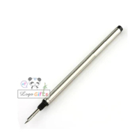 6CS/LOT Metal cross pen refill black refill writes smoother metal ball pen refill ballpoint pen refills can mix with colors