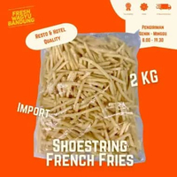 SHOESTRING CURAH IMPORT FRENCH FRIES PREMIUM Kentang Goreng Beku