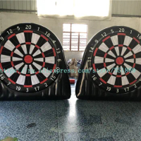 Best selling PVC outdoor inflatable football darts game, inflatable soccer target, inflatable darts