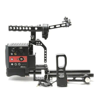 ASXMOV Scorpion Shoulder Mount Holder Video Stabilizer DSLR Camera Rig Matte Box For Sony A7R2 Panasonic GH5