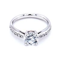 【BRILLMOND JEWELRY】GIA 天然鑽石 1克拉 PT950鉑金 經典四爪鑽戒(H/I1 PT950鉑金)