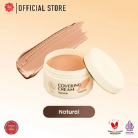 (2 Pcs)Viva Covering Cream 22gr - Foundation Bertekstur Cream Padat Natural