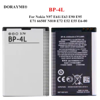 Original-Battery Replacement for Nokia, BP-4L Battery for Nokia E61i, E63, E90, N810, E72, E52, E71, 2000mAh