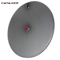 Catazer 700C Triathlon Time Trail Tubular /Clincher /Tubeless Carbon Disc Wheel Road Hub Track Hub Disc Brake Hub