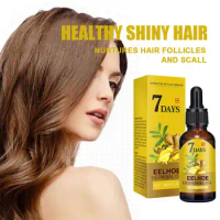 10/20/40ml Hair Growth Products For Men Black Women Ginger Fast Growing Hair Essential Oil Prevent Loss Scalp Treatment