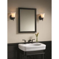 Mirror cabinet bathroom medicine cabinet with framed mirror door, recessed or surface mounted bathroom wall cabinet