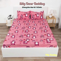 Set 3 Món Ga Gối, Ga Giường Cotton Poly Cute M2, M4, M6, M8 - Mây Bedding trùm