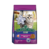 Classic Pets 加好寶乾貓糧 – 海鮮口味 1.5kg