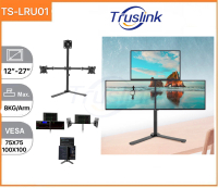 【SG Seller】Truslink Triple Monitor Desk Stand Table Clip Height Adjustable Full Motion Two Arm Monit