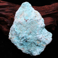 如鴻天然水晶原石毛料大鎮紙非洲松石礦物藍綠色雕刻石頭寶石