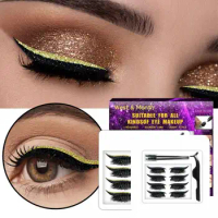 Colorful 1 Set Healthy Makeup Beauty Fashion Eyelid Line Sticker Ultra Thin Eyes Line Sticker Easy to Stick for Girl