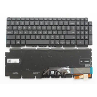 New Black US RGB Backlit Keyboard for Laptop Dell G15 Ryzen Edition Gaming G15 5510 5511 5515 5520 Backlight Keyboard