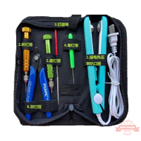 羽拳羽毛球拍換轉護線管釘邊壓燙喇叭口鉗器工具恒溫