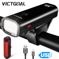 Bicycle Light Cycling Headlight Rechargeable Lamp MTB Taillight Electric Bike Front Light Motorcycle Flashlight Bike Accessories