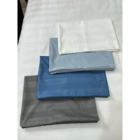 Vỏ gối cotton trắng sọc 50x70cm, 40x60cm, vỏ gối ôm cho khách sạn