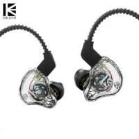 KBEAR KS1 Dual Magnetic Circuit Dynamic Wired Earphone Gaming Headphones In Ear Monitor Music Earbuds Headset kbear ks1 ks2 IEMs