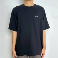 Kaos SUPREME S/S POCKET BLACK TSHIRT 100% ORIGINAL M