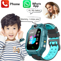 Smart Watch สำหรับเด็ก Gps HD ข้อความเสียงกันน้ำเด็ก S Mart W Atch กับซิมการ์ด SOS ภาพนาฬิกาสำหรับ4-16ปี