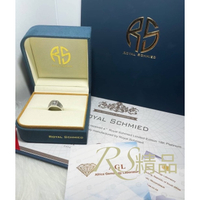 ROYAL SCHMIED 皇家鍛造真鑽戒指(男戒)正品現貨
