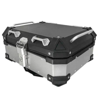 Motorcycle 25L aluminium panniers Scooter box top case box fibra motorcycle delivery for bikes tail box