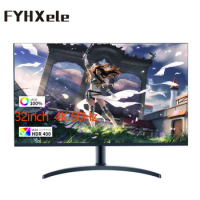 32 inch 4K 60Hz Monitor With Type-C 65W Reverse Charging HDR400 UHD Desktop Gaming Computer Screen HDMI-Compatible/DP/Audio