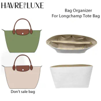 HAVREDELUXE Bag Organizer For Longchamp Small Bag Purse Insert Liner Bag Tote Bag Ultra-light Dupont Paper Storage Bag