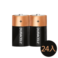 【金頂DURACELL金霸王】2號C 吊卡24入裝 鹼性電池(1.5V 長效電力保證)