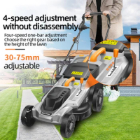 Electric Household Lawn Mower Multifunctional Lawn Mower Garden Lawn Mower Manual Lawn Mower Trimmer Lawn Pusher